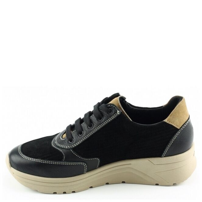 Solidus Solidus 59083 Zwart 01242 schwarz Solidus 59083 zwart dames veterschoenen  | Theo Jansen Schoenen