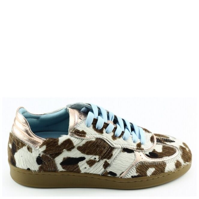 Piedi Nudi Piedi Nudi imola 01.18 Bruin cow rose Piedi Nudi imola 01.18 bruin dames veterschoenen  | Theo Jansen Schoenen