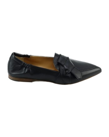 Via Vai 62040 Lola Rayne instappers en loafers zwart
