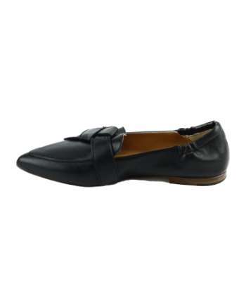 Via Vai 62040 Lola Rayne instappers en loafers zwart