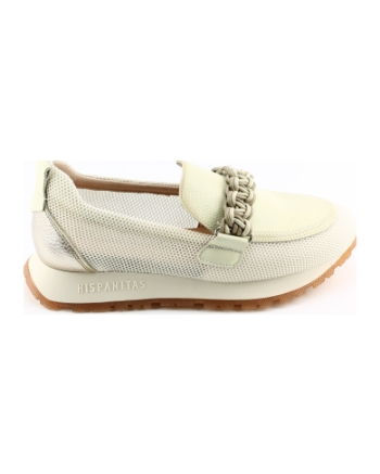 Hispanitas 253948 instappers en loafers wit combinatie