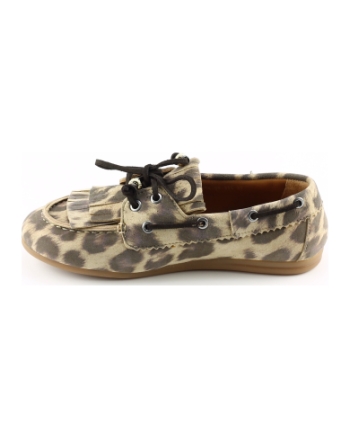 Via Vai 62374 June Loua instappers en loafers bruin multi