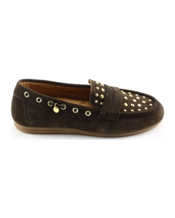 Via Vai 62421 instappers en loafers donkerbruin