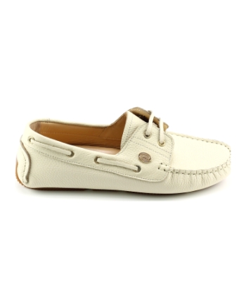 Fred de la bretoniere billy boaty instappers en loafers wit