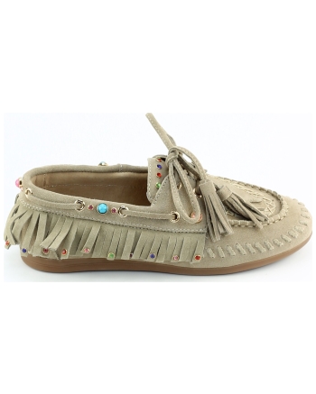 Miss Behave zayly instappers en loafers beige