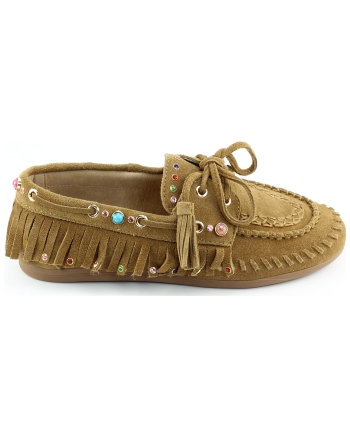 Miss Behave zayly instappers en loafers cognac