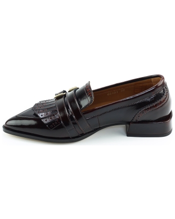 Via Vai Jazz Lucy 62431 instappers en loafers donkerbruin