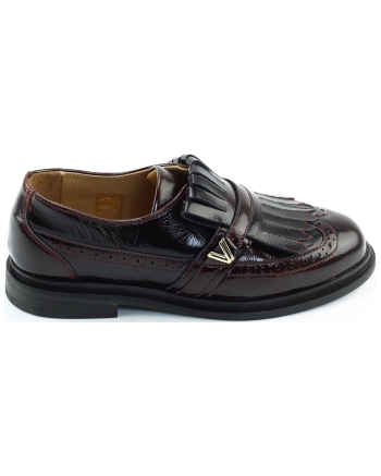 Via Vai Fae Luca 62450 instappers en loafers donkerbruin