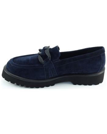 Di Lauro Celestina instappers en loafers donkerblauw