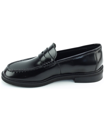 Di Lauro Efisia instappers en loafers zwart