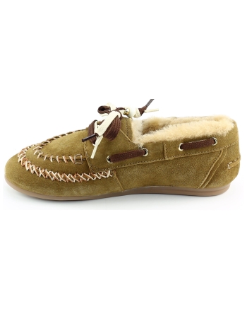 Miss Behave Amani instappers en loafers cognac