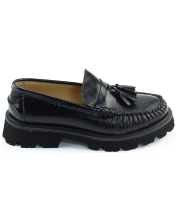 Gioia Aila instappers en loafers zwart