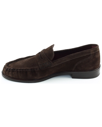 Fred de la bretoniere Bodil beau instappers en loafers donkerbruin