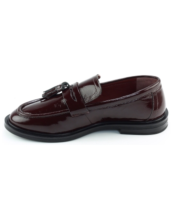 Fred de la bretoniere Fairy mocci instappers en loafers bordeaux