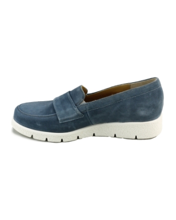 Durea 5753 095 instappers en loafers blauw