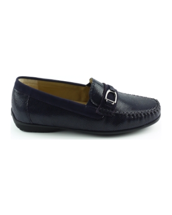 Sioux 116697 Cortizia instappers en loafers donkerblauw