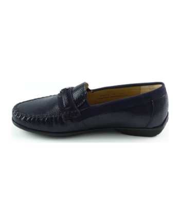 Sioux 116697 Cortizia instappers en loafers donkerblauw