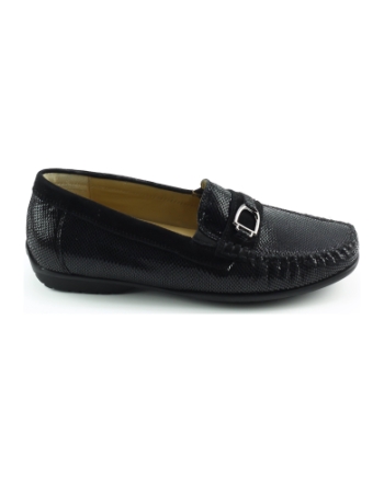 Sioux 116697 Cortizia instappers en loafers zwart