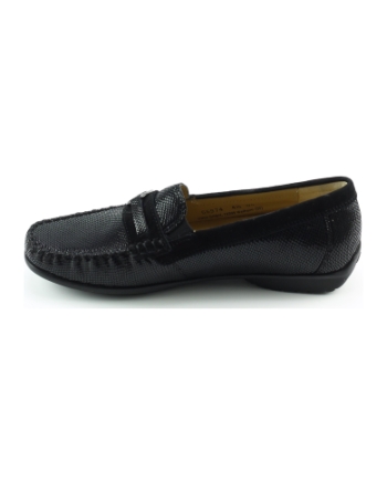 Sioux 116697 Cortizia instappers en loafers zwart