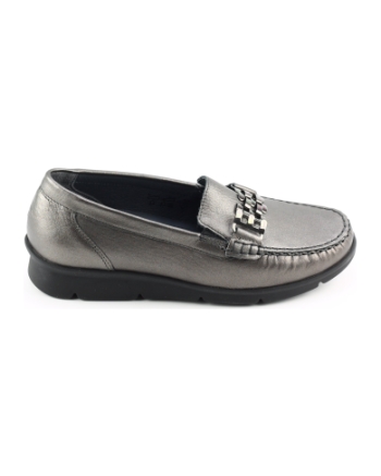Waldlaufer 693506 instappers en loafers lood oud zilver