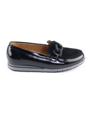 Gabor 72.415.87 instappers en loafers zwart combinatie