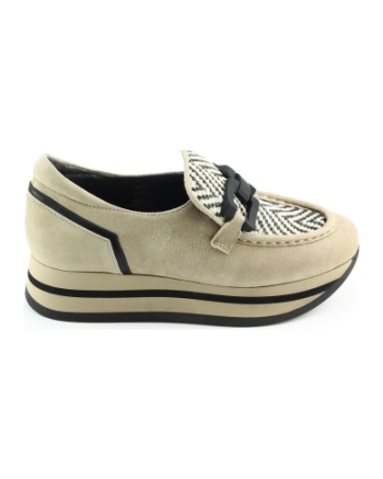 Softwaves 7.78.111 instappers en loafers taupe