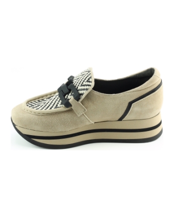 Softwaves 7.78.111 instappers en loafers taupe