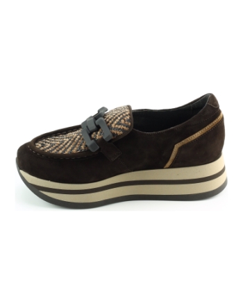 Softwaves 7.78.111 instappers en loafers donkerbruin