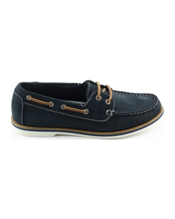 Sioux 416741 nakimba instappers en loafers donkerblauw