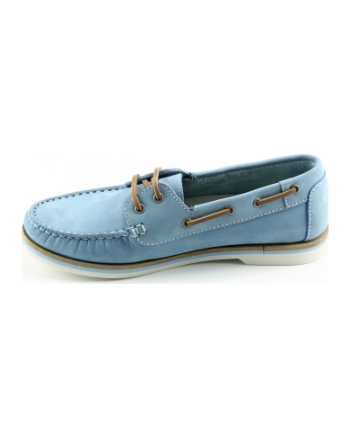 Sioux 416741 nakimba instappers en loafers lichtblauw