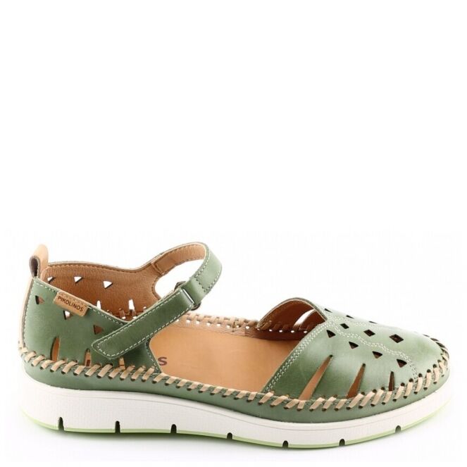 Pikolinos Pikolinos tenerife W8D-0885C1 Groen mint Pikolinos tenerife W8D-0885C1 groen dames instappers | Theo Jansen Schoenen