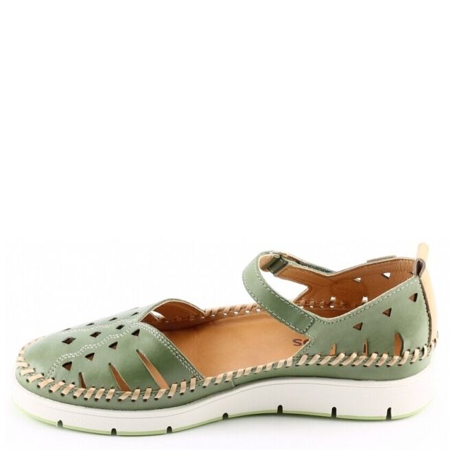 Pikolinos Pikolinos tenerife W8D-0885C1 Groen mint Pikolinos tenerife W8D-0885C1 groen dames instappers | Theo Jansen Schoenen