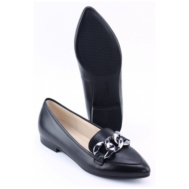 Gabor 21.301.27 zwart dames instappers Theo Jansen Schoenen