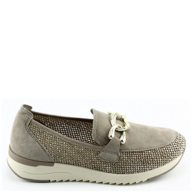 Caprice Caprice 24505 Taupe 326 mud Caprice 24505 taupe dames instappers | Theo Jansen Schoenen