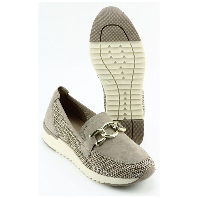 Caprice Caprice 24505 Taupe 326 mud Caprice 24505 taupe dames instappers | Theo Jansen Schoenen