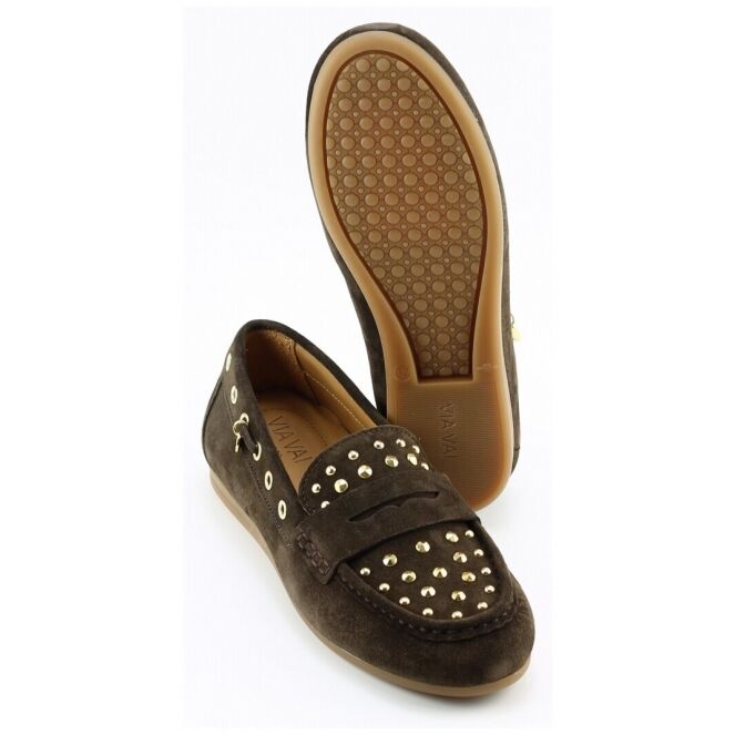 Via Vai Via Vai 62421 Bruin 01-316 Sierra Corvino Via Vai 62421 bruin dames instappers | Theo Jansen Schoenen