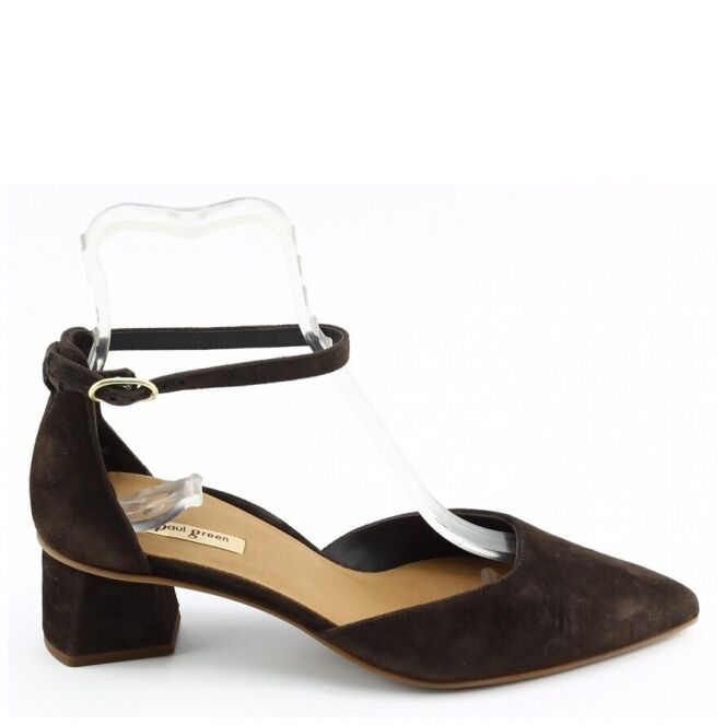 Paul Green Paul Green 3820. Bruin cacao Paul Green 3820. bruin dames pumps | Theo Jansen Schoenen