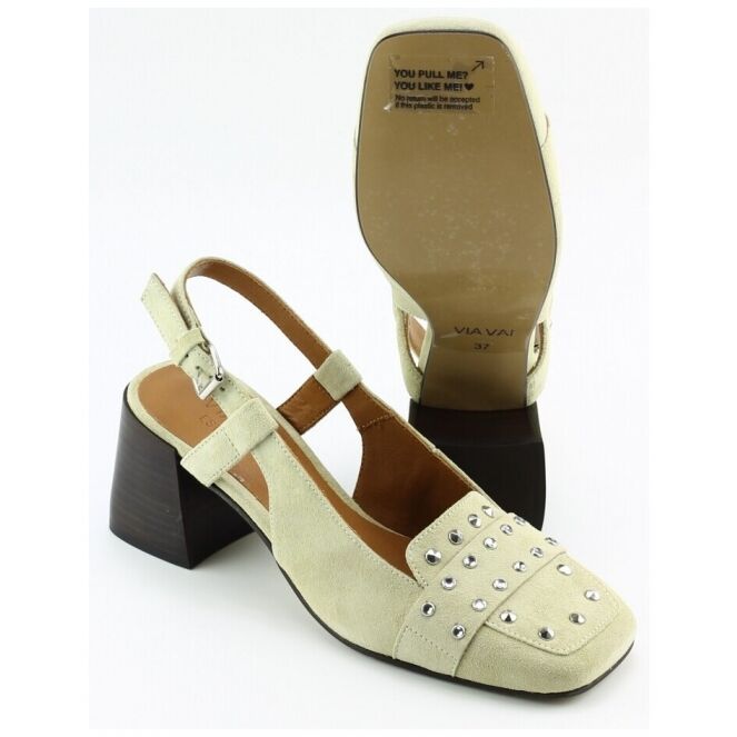 Via Vai Via Vai 62402 Geel 03-716 Sierra Paglia Via Vai 62402 geel dames pumps | Theo Jansen Schoenen