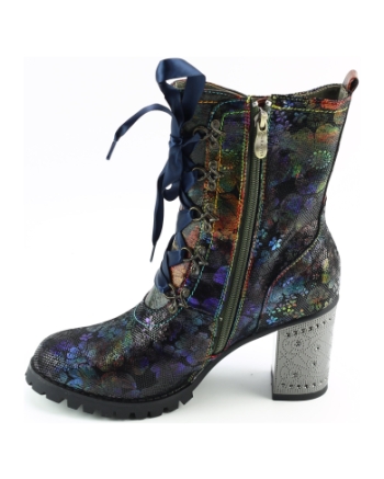 Laura Vita igcinoo 76 veterboots blauw combinatie