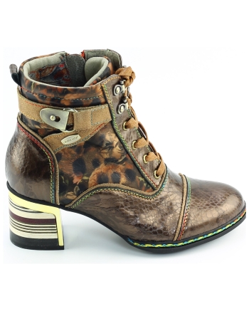 Laura Vita Idcorao 10 veterboots bruin multi