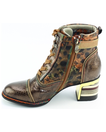 Laura Vita Idcorao 10 veterboots bruin multi