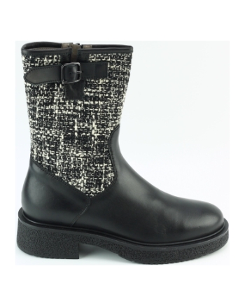 DL Sport 6388 korte laarsjes zwart