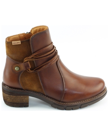 Pikolinos san sebastian w1t 8906c2 korte laarsjes cognac