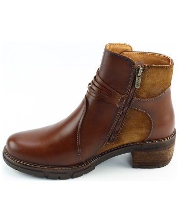 Pikolinos san sebastian w1t 8906c2 korte laarsjes cognac