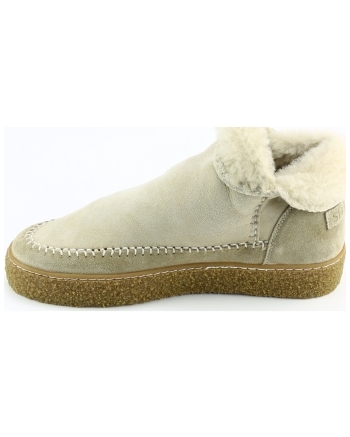 Shabbies Chewy moux korte laarsjes beige