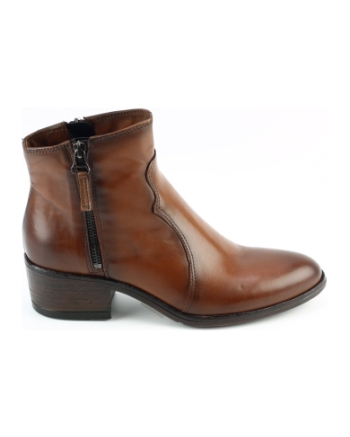 Mjus L48201 korte laarsjes cognac