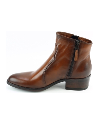 Mjus L48201 korte laarsjes cognac
