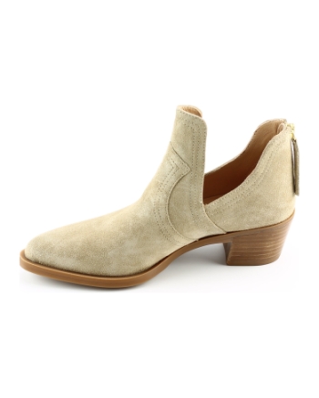 Unisa guisel korte laarsjes beige