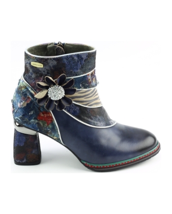 Laura Vita kinoao 13 korte laarsjes blauw combinatie