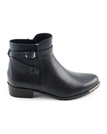 Caprice 25308 korte laarsjes donkerblauw